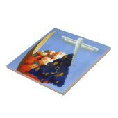 ヴィンテージガルダイタリアヨーロッパ航空旅行 タイル (側面)