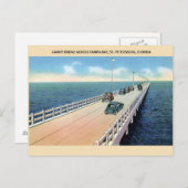 ヴィンテージガンディブリッジタンパベイフロリダポストカード ポストカード (正面/裏面)