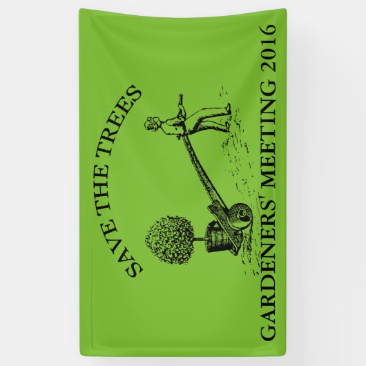 ヴィンテージガーデナーミーティングカスタムバナー2 横断幕 (縦)