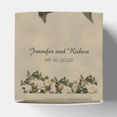 ヴィンテージガーデニア結婚式の引き出物ボックス フェイバーボックス (上部)