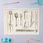 ヴィンテージガーデニングツールカタログの切り離し 薄葉紙 (クラフト)