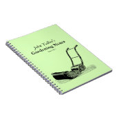 ヴィンテージガーデニングツール芝刈り機ガーデンノート ノートブック (右側)