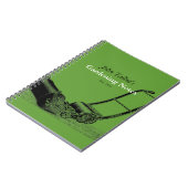 ヴィンテージガーデニングツール芝刈り機2ガーデンノート ノートブック (左側)