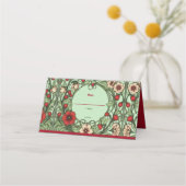 ヴィンテージガーデンアールヌーボーフォールド座席表 プレイスカード (正面)