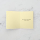 ヴィンテージガーデンイースターバニーグリーティングカード シーズンカード (内部)