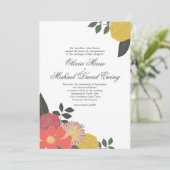 ヴィンテージガーデンウェディング招待状 招待状 (スタンド正面)