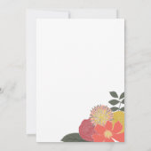 ヴィンテージガーデンウェディング招待状 招待状 (裏面)