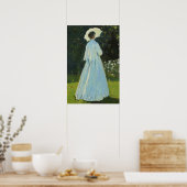 ヴィンテージガーデンウーマンポートレート ポスター (キッチン)