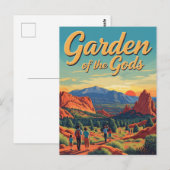 ヴィンテージガーデンオブザゴッドコロラドトラベル ポストカード (正面/裏面)