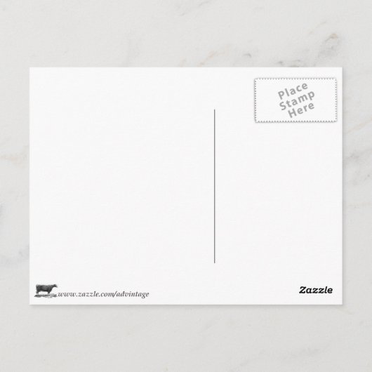 ヴィンテージガーデンカタログ広告カード ポストカード (裏面)