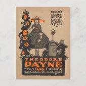 ヴィンテージガーデンカタログ広告カード ポストカード (正面)