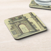 ヴィンテージガーデンゲートアーチ、ルネッサンス建築 コースター (左側)