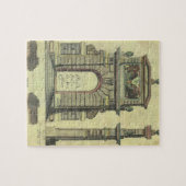 ヴィンテージガーデンゲートアーチ、ルネッサンス建築 ジグソーパズル (横)