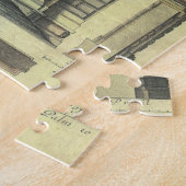 ヴィンテージガーデンゲートアーチ、ルネッサンス建築 ジグソーパズル (側面)