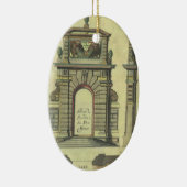 ヴィンテージガーデンゲートアーチ、ルネッサンス建築 セラミックオーナメント (右)