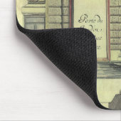 ヴィンテージガーデンゲートアーチ、ルネッサンス建築 マウスパッド (コーナー)