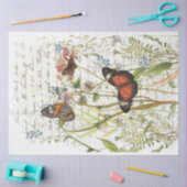 ヴィンテージガーデンコラージュ組織 薄葉紙 (クラフト)