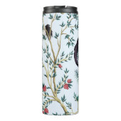 ヴィンテージガーデンザクロ果樹、エキゾチックな鳥 タンブラー (裏面)