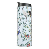 ヴィンテージガーデンザクロ果樹、エキゾチックな鳥 タンブラー (回転右)