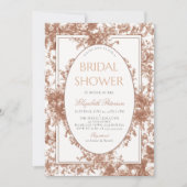 ヴィンテージガーデンシャトートイレオータムブライダルシャワー 招待状 (正面)