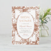 ヴィンテージガーデンシャトートイレオータムブライダルシャワー 招待状 (スタンド正面)