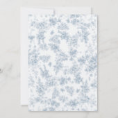 ヴィンテージガーデンシャトーブルートワールクラシックウェディング 招待状 (裏面)