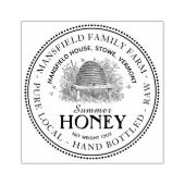 ヴィンテージガーデンスケップハイブサマーハニースタンプ ラバースタンプ (インプリント)