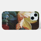 ヴィンテージガーデンチューリップ開花バロックの花 Case-Mate iPhoneケース (裏面 (横))