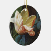 ヴィンテージガーデンチューリップ開花ビクトリアン花 セラミックオーナメント (右)