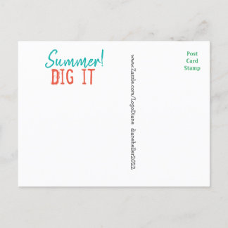 ヴィンテージガーデンツール葉書by Diane Heller 2023 ポストカード