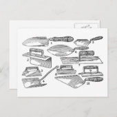 ヴィンテージガーデンツール ポストカード (正面/裏面)