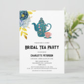 ヴィンテージガーデンティーパーティーブライダルシャワー 招待状 (スタンド正面)