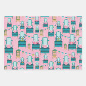 ヴィンテージガーデンティーパーティー ラッピングペーパーシート (正面)