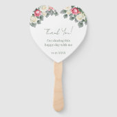 ヴィンテージガーデンバラブライダルシャワーサンキュー ハンドファン (裏面)