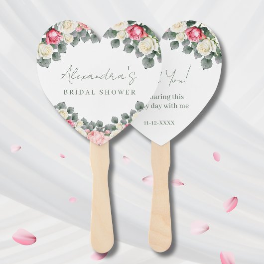 ヴィンテージガーデンバラブライダルシャワーサンキュー ハンドファン