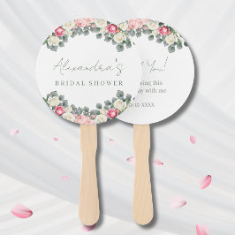 ヴィンテージガーデンバラブライダルシャワーサンキュー ハンドファン