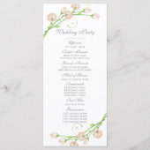 ヴィンテージガーデンバラ結婚式 プログラム (裏面)