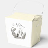 ヴィンテージガーデンバード – モノクロフローラ フェイバーボックス (正面)