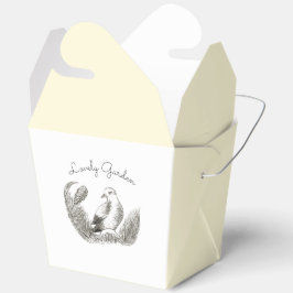 ヴィンテージガーデンバード – モノクロフローラ フェイバーボックス