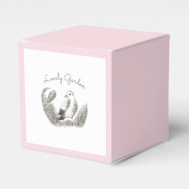 ヴィンテージガーデンバード – モノクロフローラ フェイバーボックス