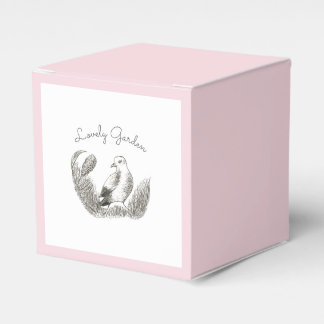 ヴィンテージガーデンバード – モノクロフローラ フェイバーボックス