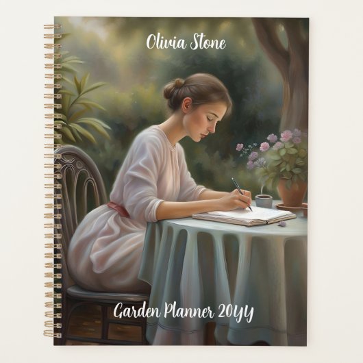 ヴィンテージガーデンパーソナライズされたプランナーあなたのために プランナー手帳 (正面)