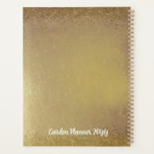 ヴィンテージガーデンパーソナライズされたプランナーあなたのために プランナー手帳 (裏面)