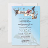 ヴィンテージガーデンパーティの招待状 招待状 (正面)