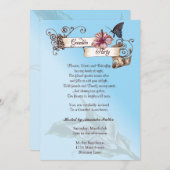 ヴィンテージガーデンパーティの招待状 招待状 (正面/裏面)