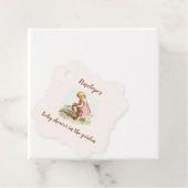 ヴィンテージガーデンパーティーベビーシャワー フェイバータグ (インサイチュ)