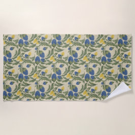 ヴィンテージガーデンビーチスロー ビーチタオル