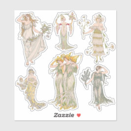 ヴィンテージガーデンフラワーズシェイクスピア雑誌キット シール