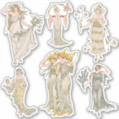 ヴィンテージガーデンフラワーズシェイクスピア雑誌キット シール (正面)