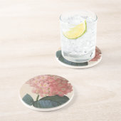 ヴィンテージガーデンフラワーピンクアジサイ コースター (側面)